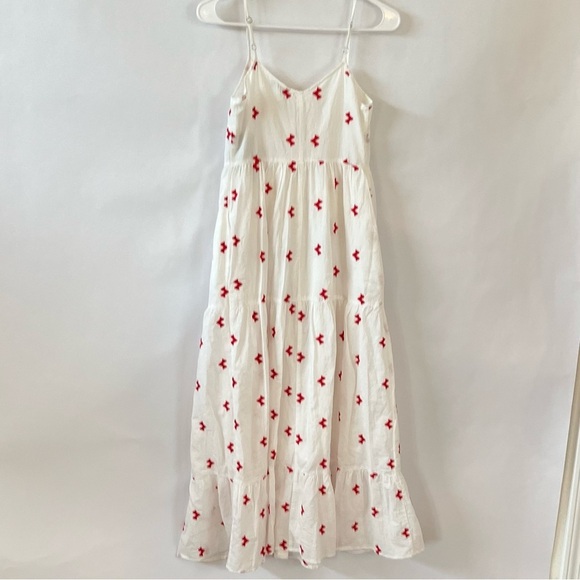 Spirit of Grace Dresses & Skirts - Spirit of Grace Tired Maxi Dress White/Red XS